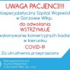 COVID_wstrzymanie badań komercyjnych